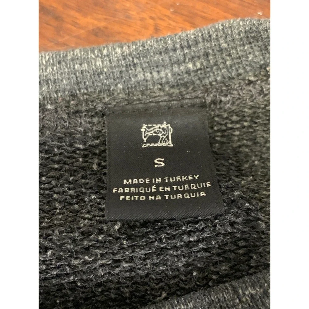Scotch & Soda Spicy Sunday Chili Pepper Embroidered Sweatshirt Grey XS - Picture 10 of 10